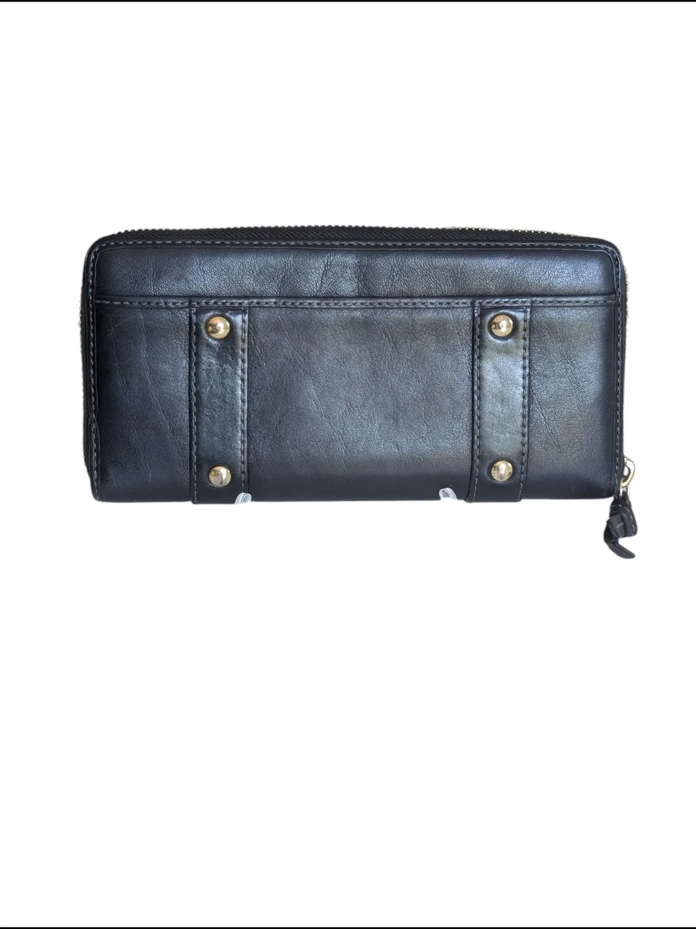 Coach Vintage Leatherware Zoe Soho Black Zip-Around Wallet